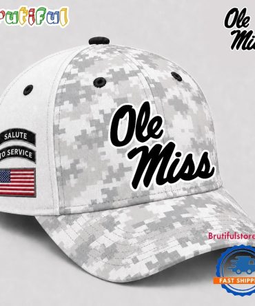 Ole Miss Rebels 2026 Ncaa Veterans Salute To Service Camo Classic Cap