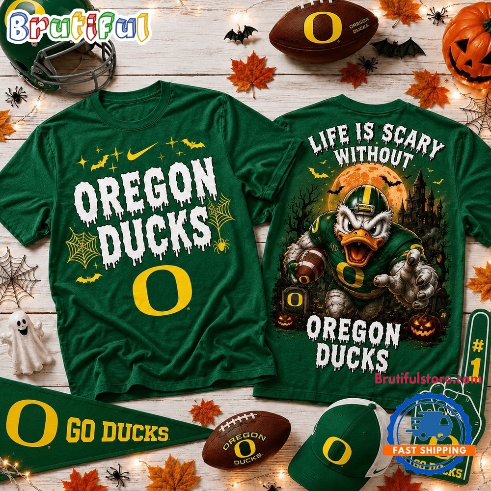 Oregon Ducks 2026 Ncaa Halloween 3d Shirt