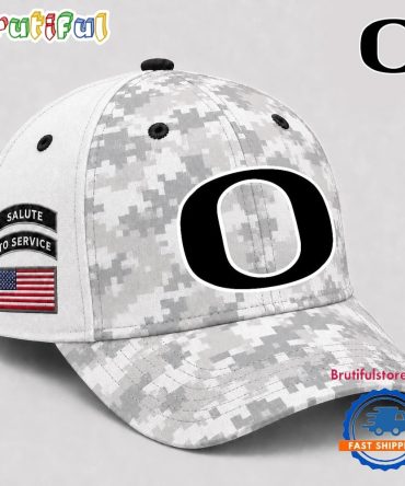 Oregon Ducks 2026 Ncaa Veterans Salute To Service Camo Classic Cap
