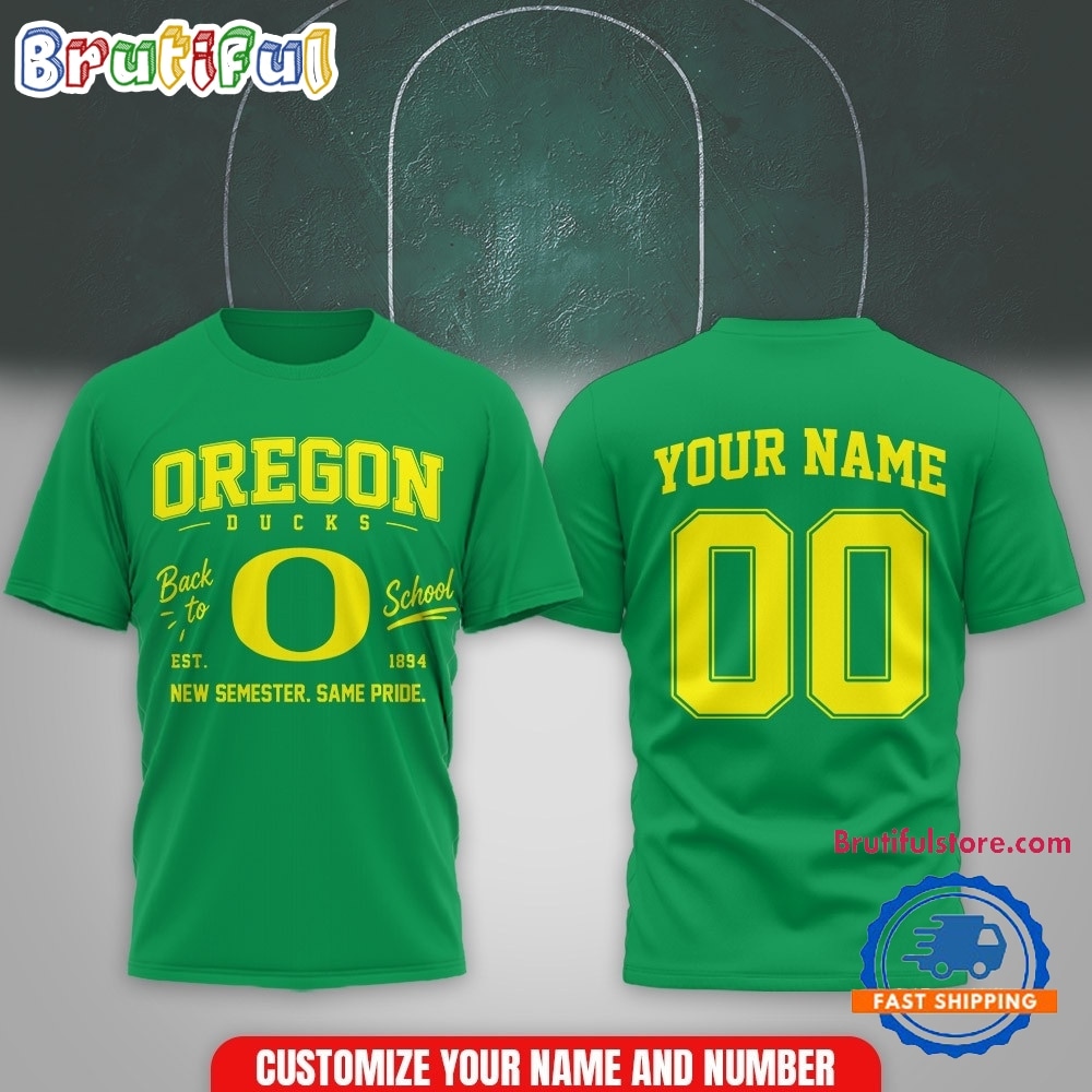Oregon Ducks Ncaa Campus Pride Back To School 2026 Personalized 3D Shirt