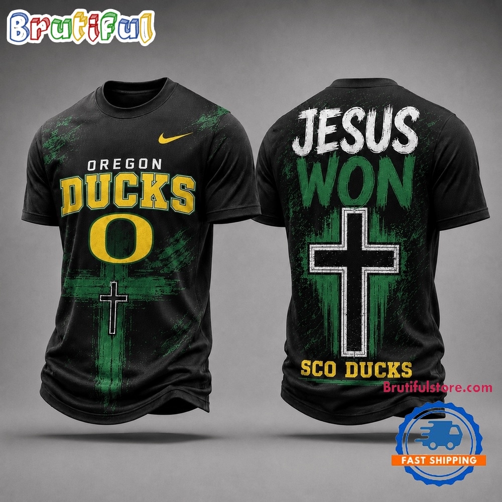 Oregon Ducks Ncaa Jesus Won 3d Shirt