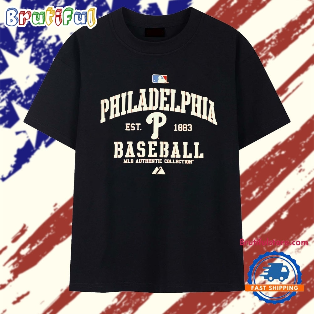 Philadelphia Baseball Est 1883 Mlb Authentic Collection T Shirt