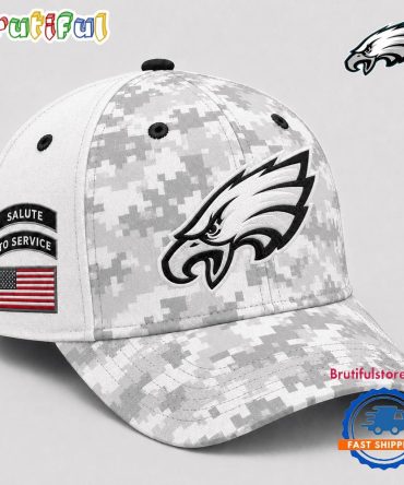 Philadelphia Eagles 2026 Nfl Salute To Service Digital Camo Baseball Cap