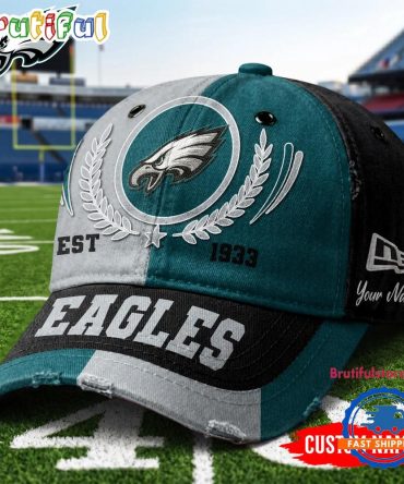 Philadelphia Eagles Nfl Split Color New Era Classic Cap