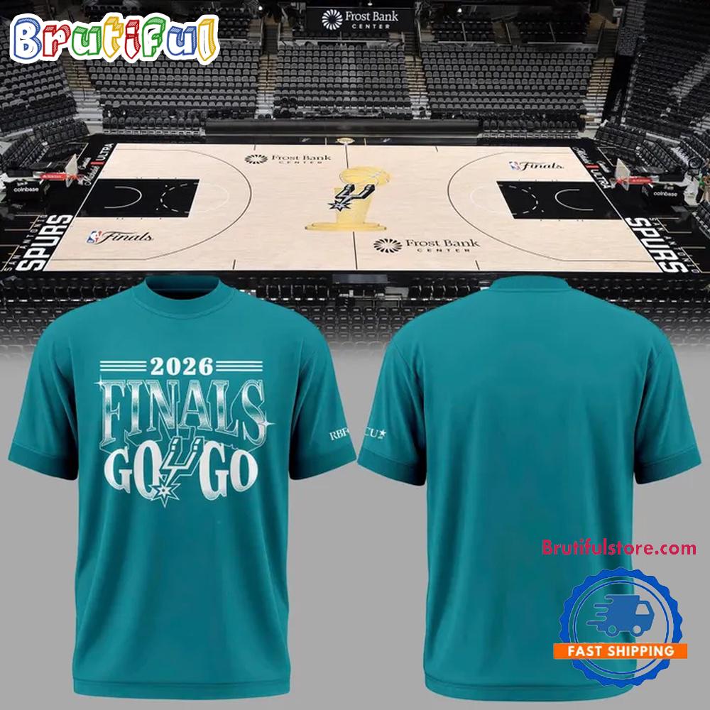 San Antonio Spurs 2026 Nba Finals Blue T Shirt