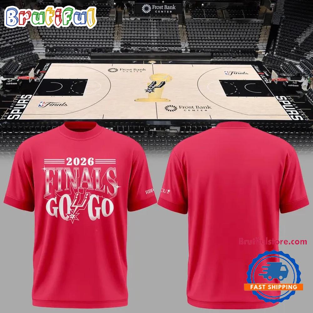San Antonio Spurs 2026 Nba Finals Pink T Shirt