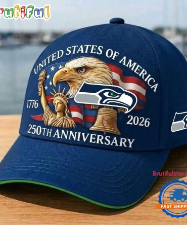 Seattle Seahawks 250Th Anniversary Of America Classic Cap