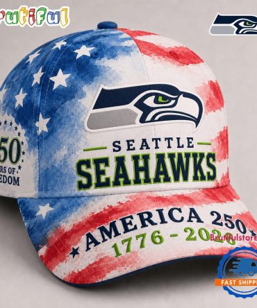 Seattle Seahawks Nfl America 250 Years Of Freedom Classic Cap