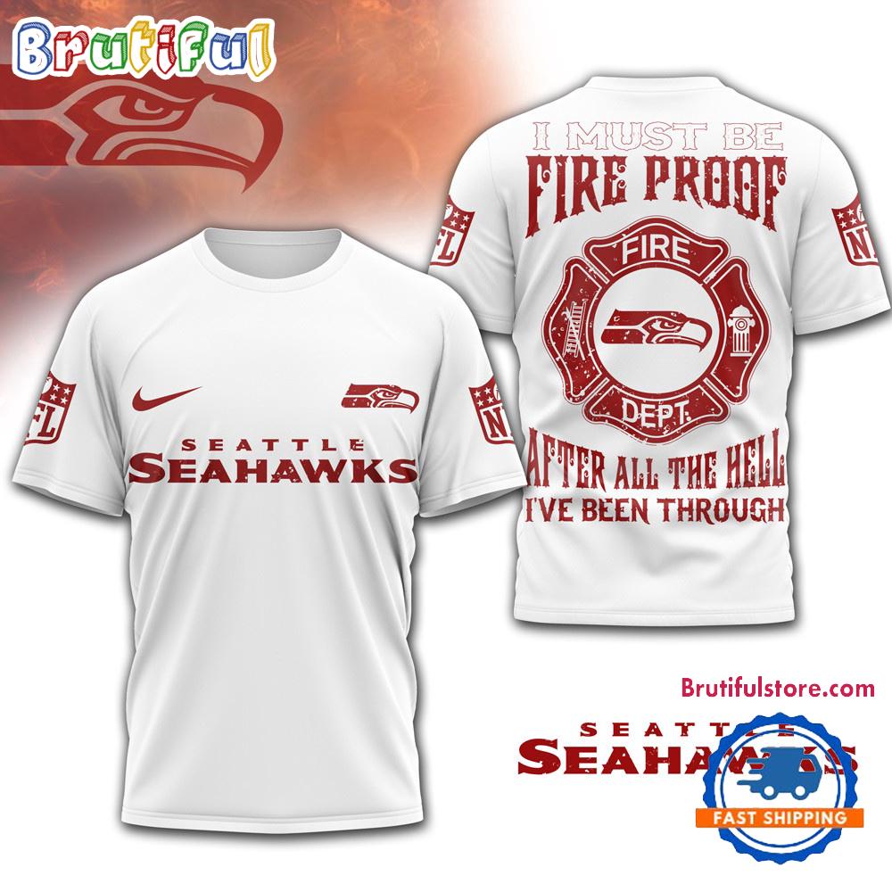 Seattle Seahawks Nfl Built By Fire Game Day Limited Edition 3D Shirt