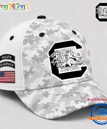 South Carolina Gamecocks 2026 Ncaa Veterans Salute To Service Camo Classic Cap