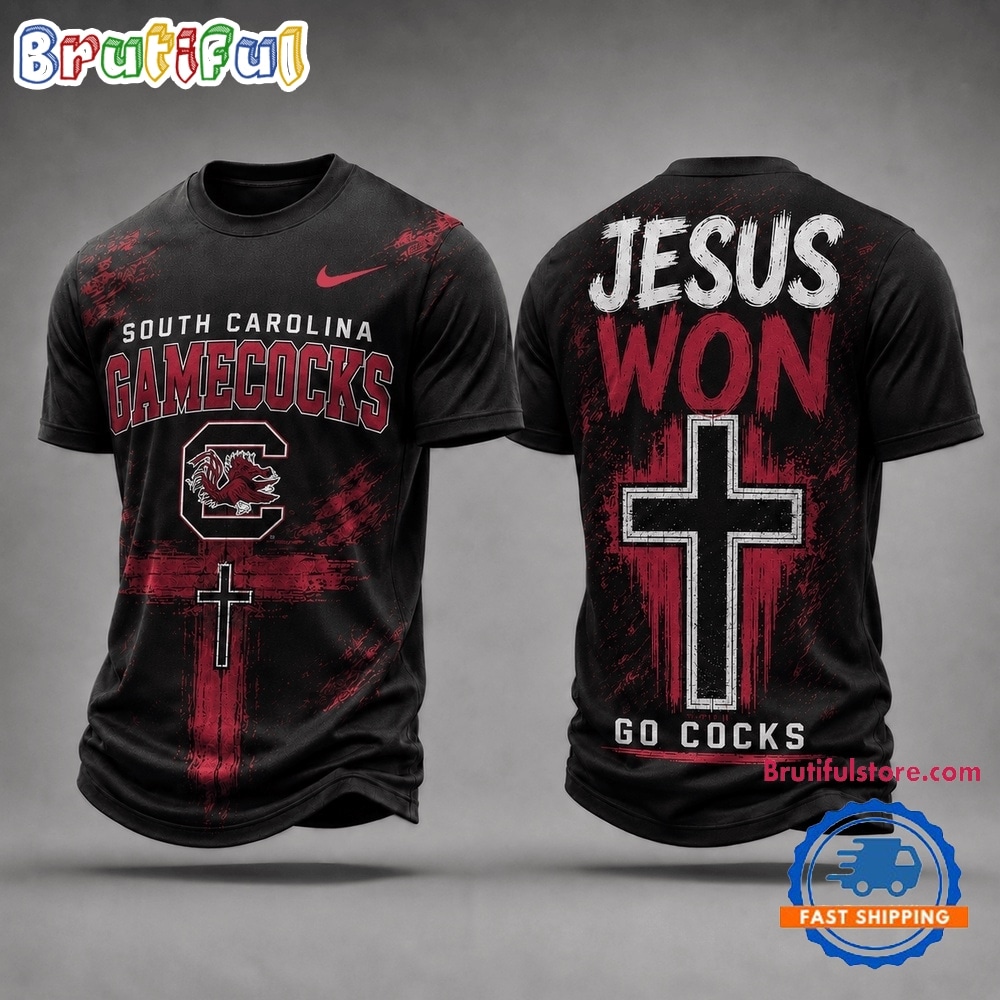 South Carolina Gamecocks Ncaa Jesus Won 3d Shirt