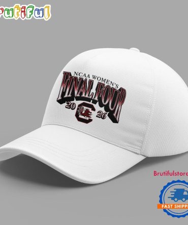 South Carolina Gamecocks Women'S Basketball 2026 Ncaa Final Four White Classic Cap