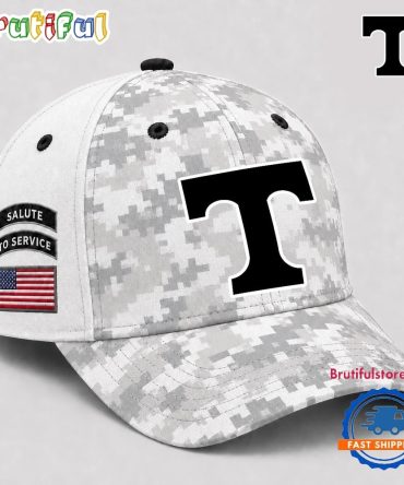 Tennessee Volunteers 2026 Ncaa Veterans Salute To Service Camo Classic Cap