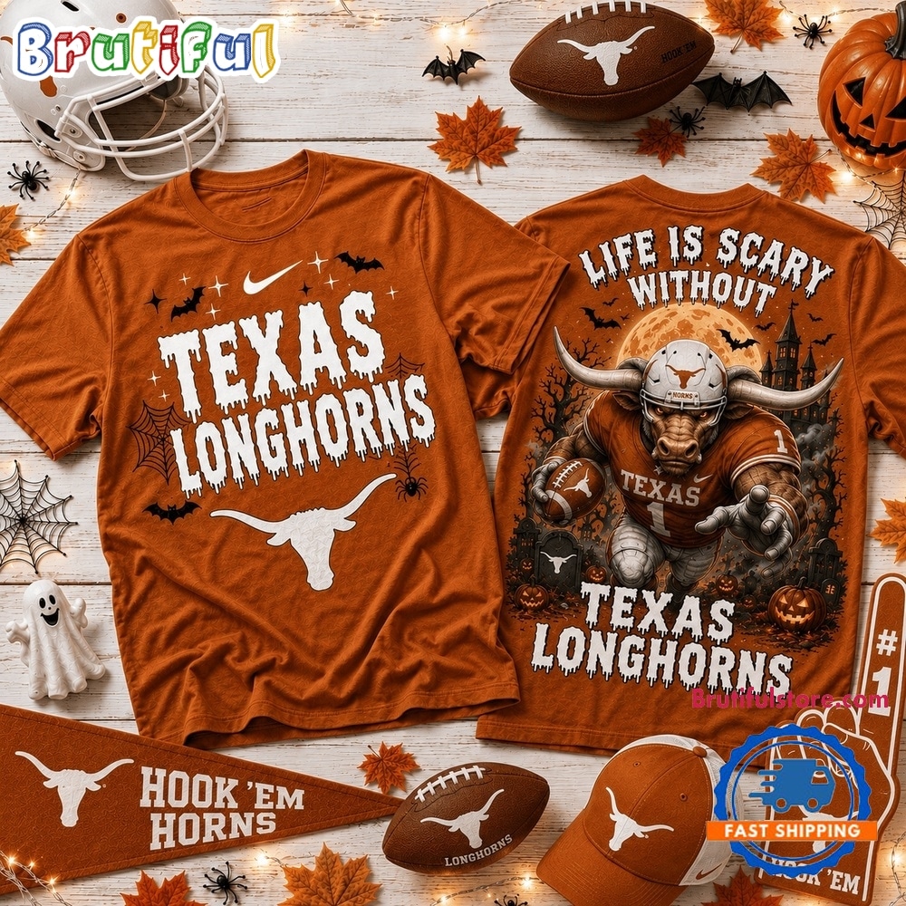 Texas Longhorns 2026 Ncaa Halloween 3d Shirt