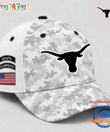 Texas Longhorns 2026 Ncaa Veterans Salute To Service Camo Classic Cap