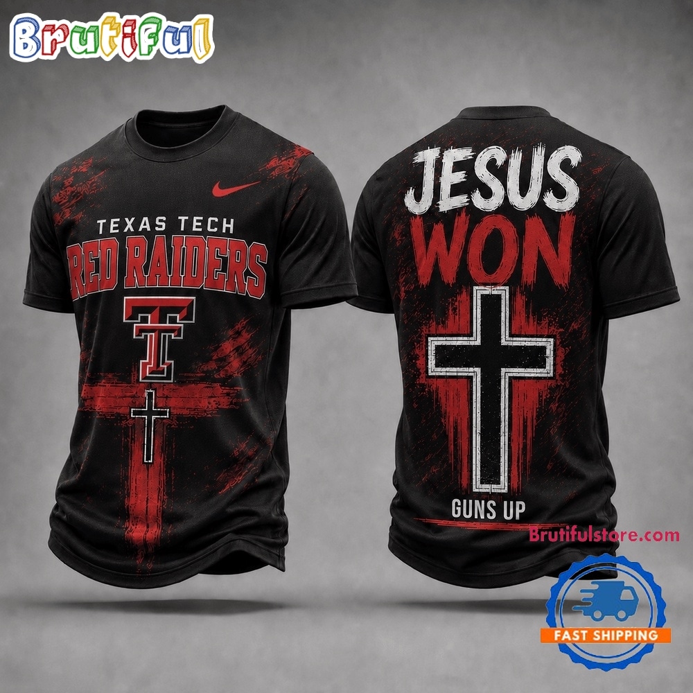 Texas Tech Red Raiders Ncaa Jesus Won 3d Shirt