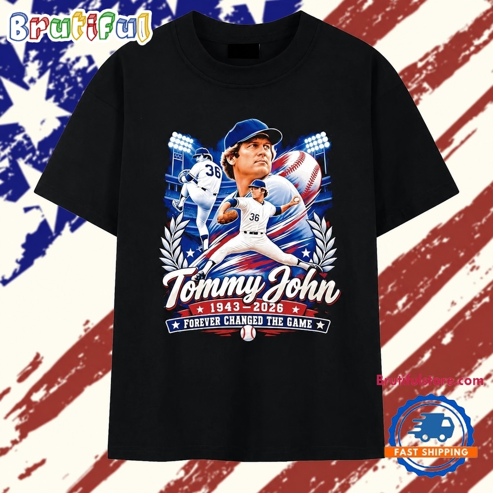 Tommy John 1943 2026 Forever Changed The Game Mlb Baseball T Shirt