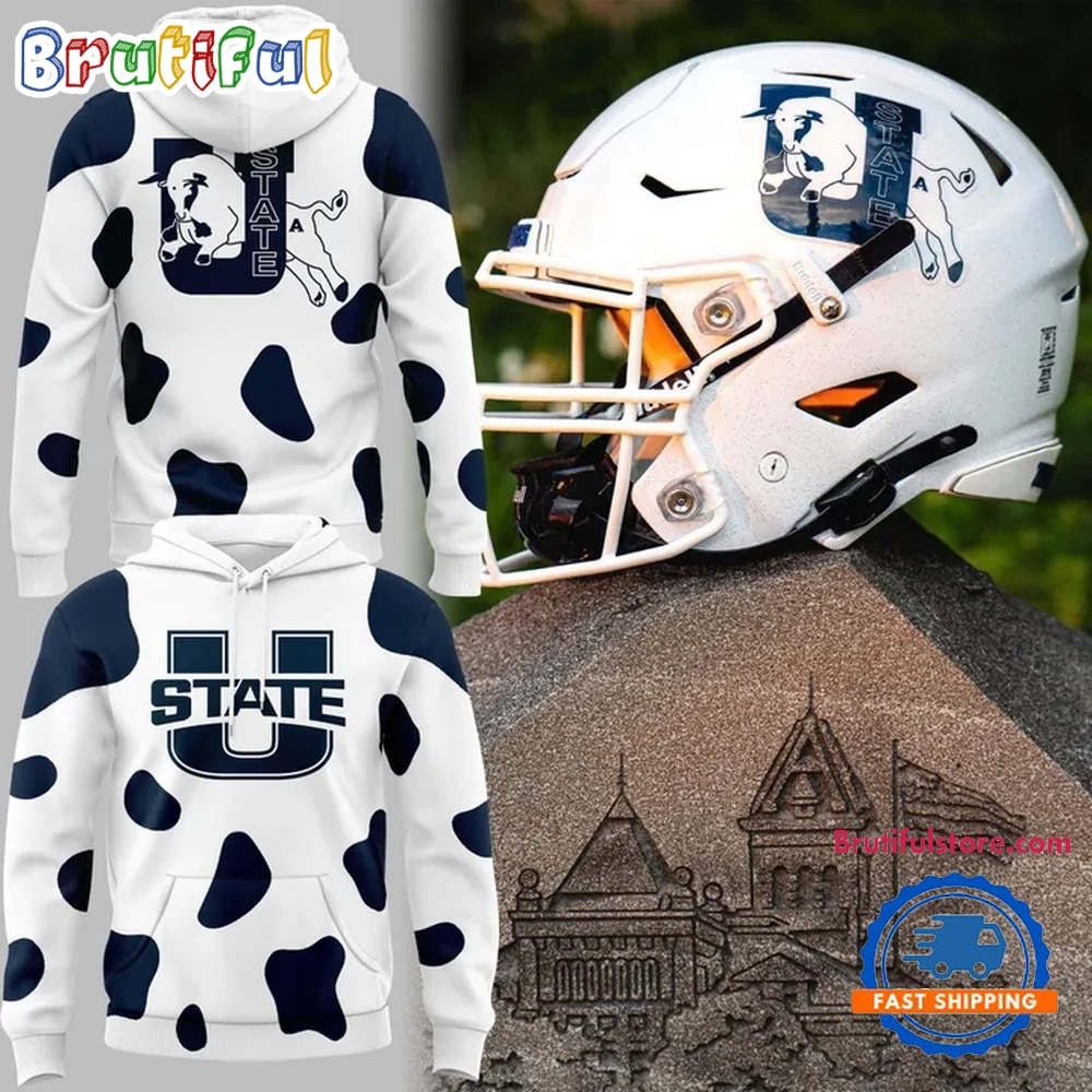 Utah State Aggies 1992 1995 Logo Hoodie