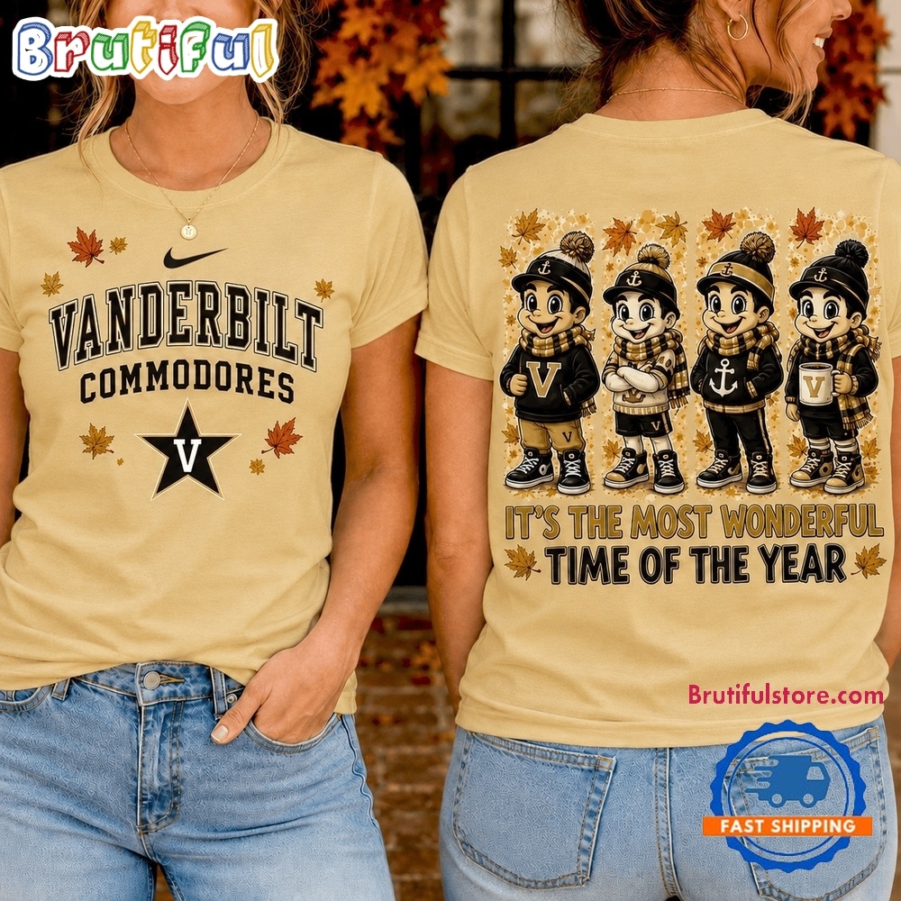 Vanderbilt Commodores 2026 Ncaa Autumn Festive Cheer T Shirt