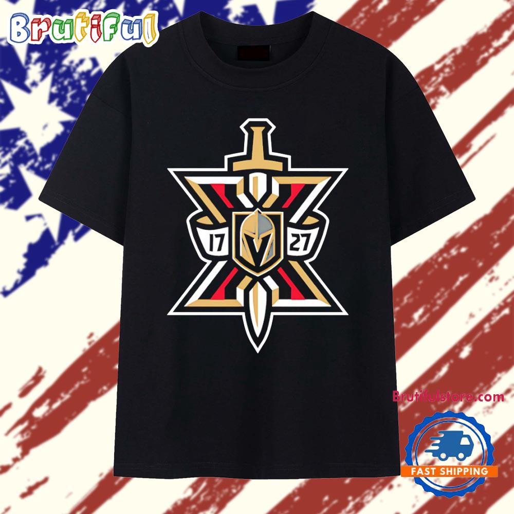 Vegas Golden Knights 17 27 Logo Emblem Nhl T Shirt
