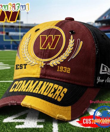 Washington Commanders Nfl Split Color New Era Classic Cap