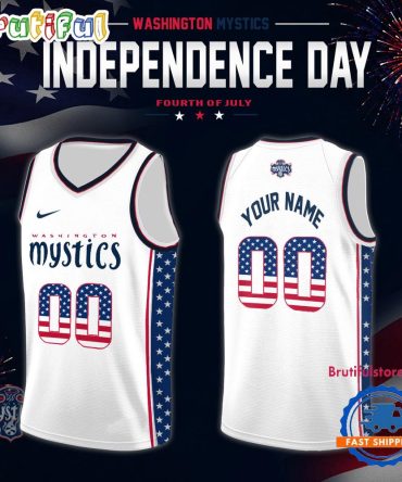 Washington Mystics 2026 Wnba X Independence Day Jersey Limited Edition White Basketball Jersey
