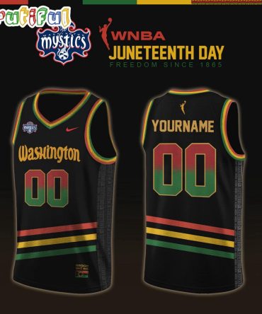 Washington Mystics 2026 Wnba X Juneteenth Day Limited Edition Basebketball Jersey