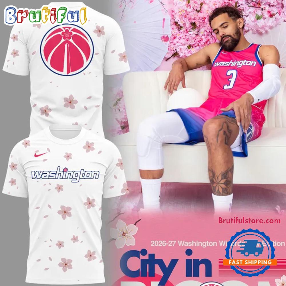 Washington Wizards Cherry Blossom T Shirt