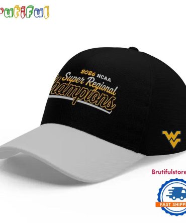 West Virginia Mountaineers Baseball Morgantown Regional Champs 2026 Cap