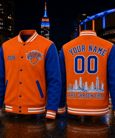New York Knicks Baseball Jacket Personalized Gift For Fan - Limited Edition