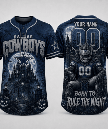 Dallas Cowboys ,Nfl Halloween Baseball Jersey Gifts For Fan - Limited Edition