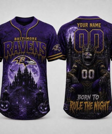 Baltimore Ravens ,Nfl Halloween Baseball Jersey Gifts For Fan - Limited Edition