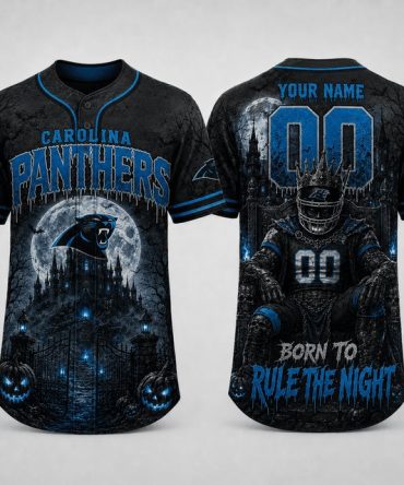 Carolina Panthers ,Nfl Halloween Baseball Jersey Gifts For Fan - Limited Edition