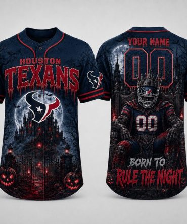 Houston Texans ,Nfl Halloween Baseball Jersey Gifts For Fan - Limited Edition