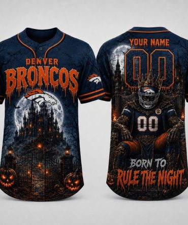 Denver Broncos ,Nfl Halloween Baseball Jersey Gifts For Fan - Limited Edition