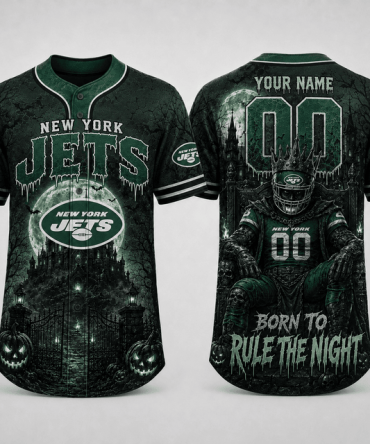 New York Jets ,Nfl Halloween Baseball Jersey Gifts For Fan - Limited Edition