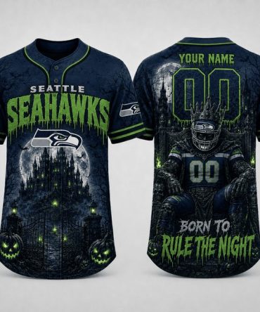 Seattle Seahawks ,Nfl Halloween Baseball Jersey Gifts For Fan - Limited Edition