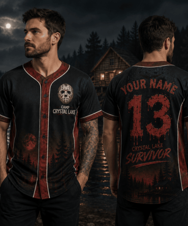 Jason Voorhees Crystal Lake Survivor Halloween Baseball Jersey Personalized Gift For Fan - Limited Edition