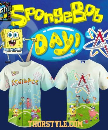 Albuquerque Isotopes Spongebob Squarepants Day 2026 Baseball Jersey