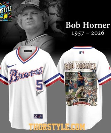 Atlanta Braves Bob Horner Memories Of The Legend 2026 Baseball Jersey