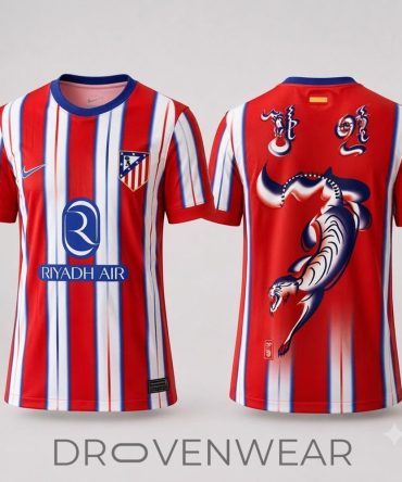 Atletico De Madrid Over The Pitch Hyeokpil Riyadh Air Special Edition Jersey