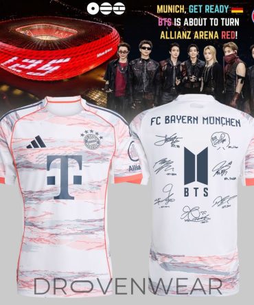 Bts X Fc Bayern München New Version Soccer Jersey