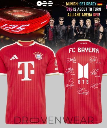 Bts X Fc Bayern München Soccer Jersey