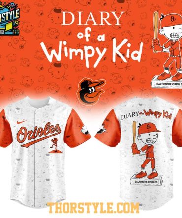 Baltimore Orioles X Diary Of A Wimpy Kid Baseball Night 2026 Jersey