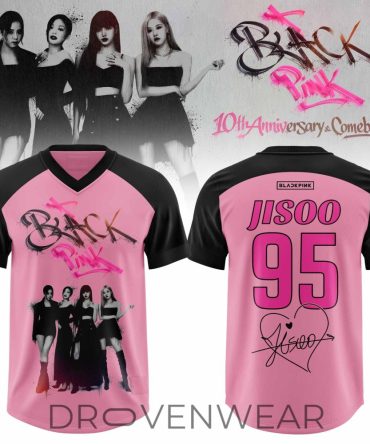 Blackpink - 10Th Anniversary & Comeback 🩷 Football Jersey - Jisoo