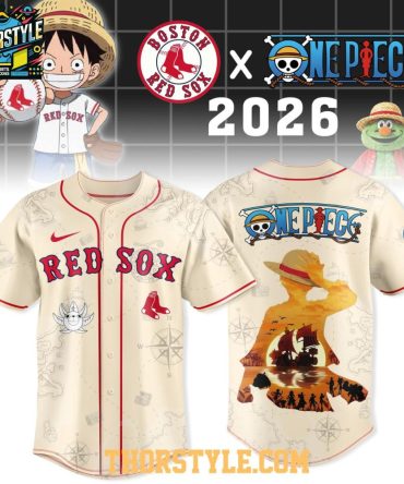 Boston Red Sox One Piece X Mlb Game 2026 Day And Night Version Jersey
