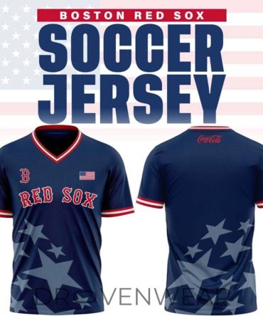 Boston Red Sox Usa Football Fusion Baseball Jersey