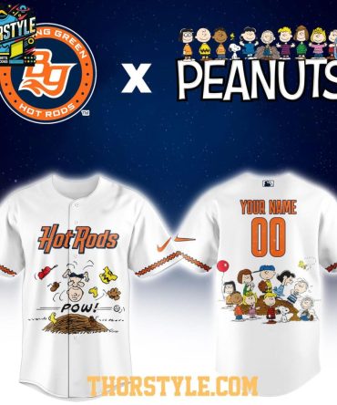 Bowling Green Hot Rods Peanuts Night 2026 Minor League Personalized Jersey