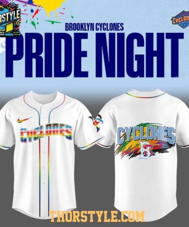 Brooklyn Cyclones Pride Night 2026 All White Baseball Jersey