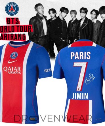 Bts All Members World Tour Arirang X Psg Signature Limited Jersey